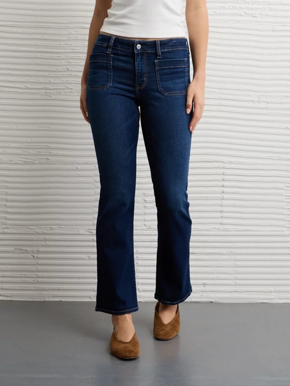 American Eagle Kick Boot Crop Jean